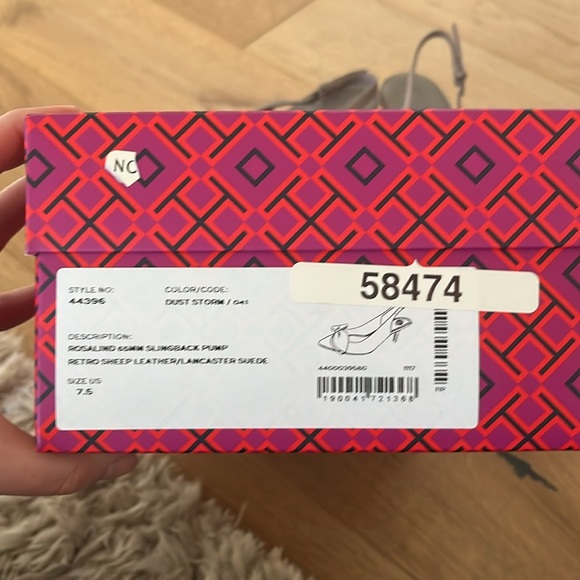 Tory Burch Grey kitten heel with a bow - Picture 2 of 5